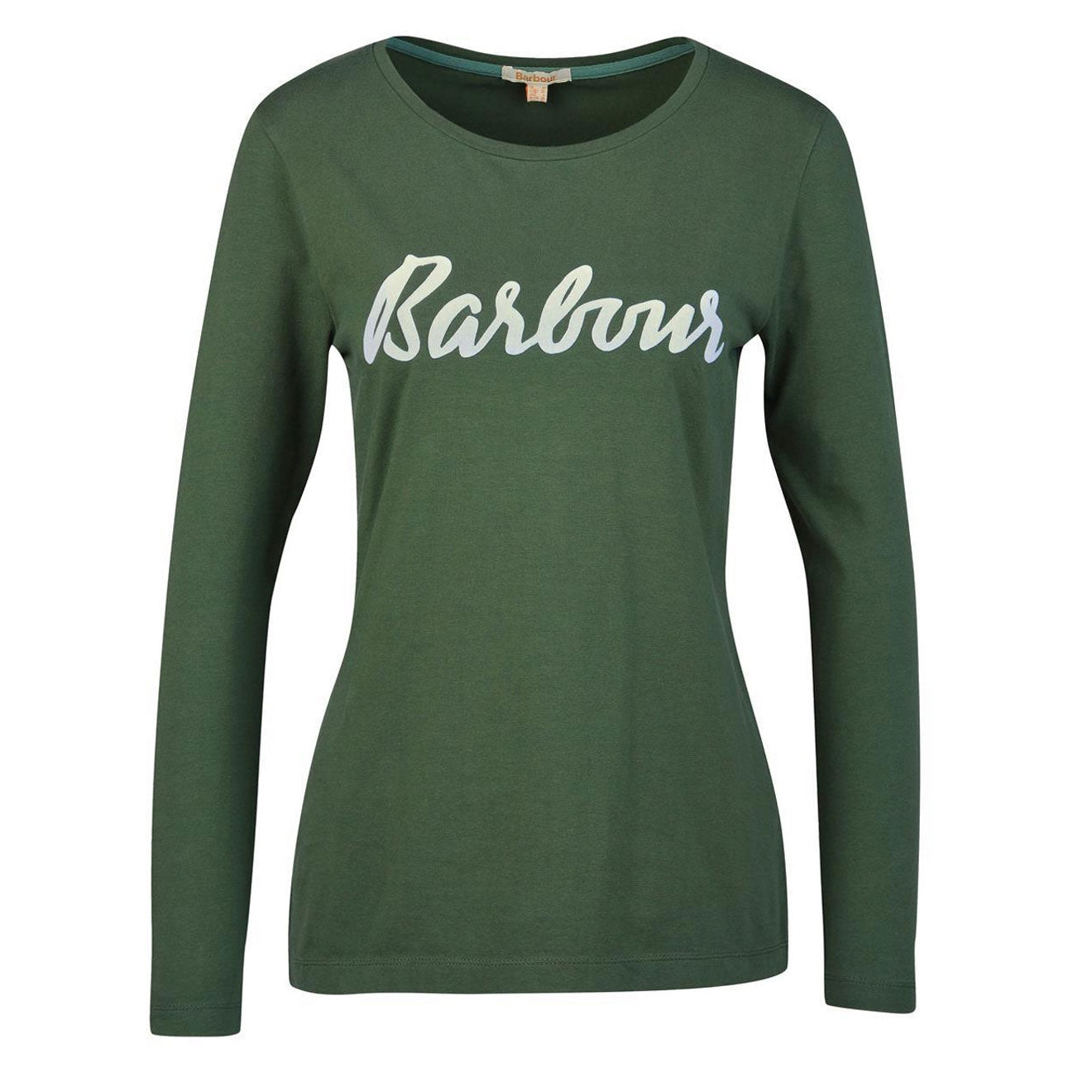 Barbour Womens Otterburn T-Shirt Olive / White