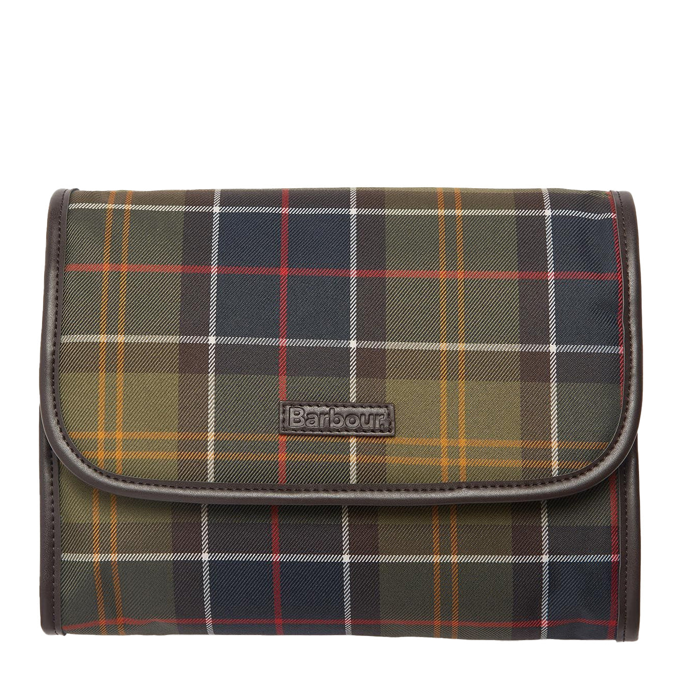 Barbour Tartan Hanging Washbag Classic Tartan