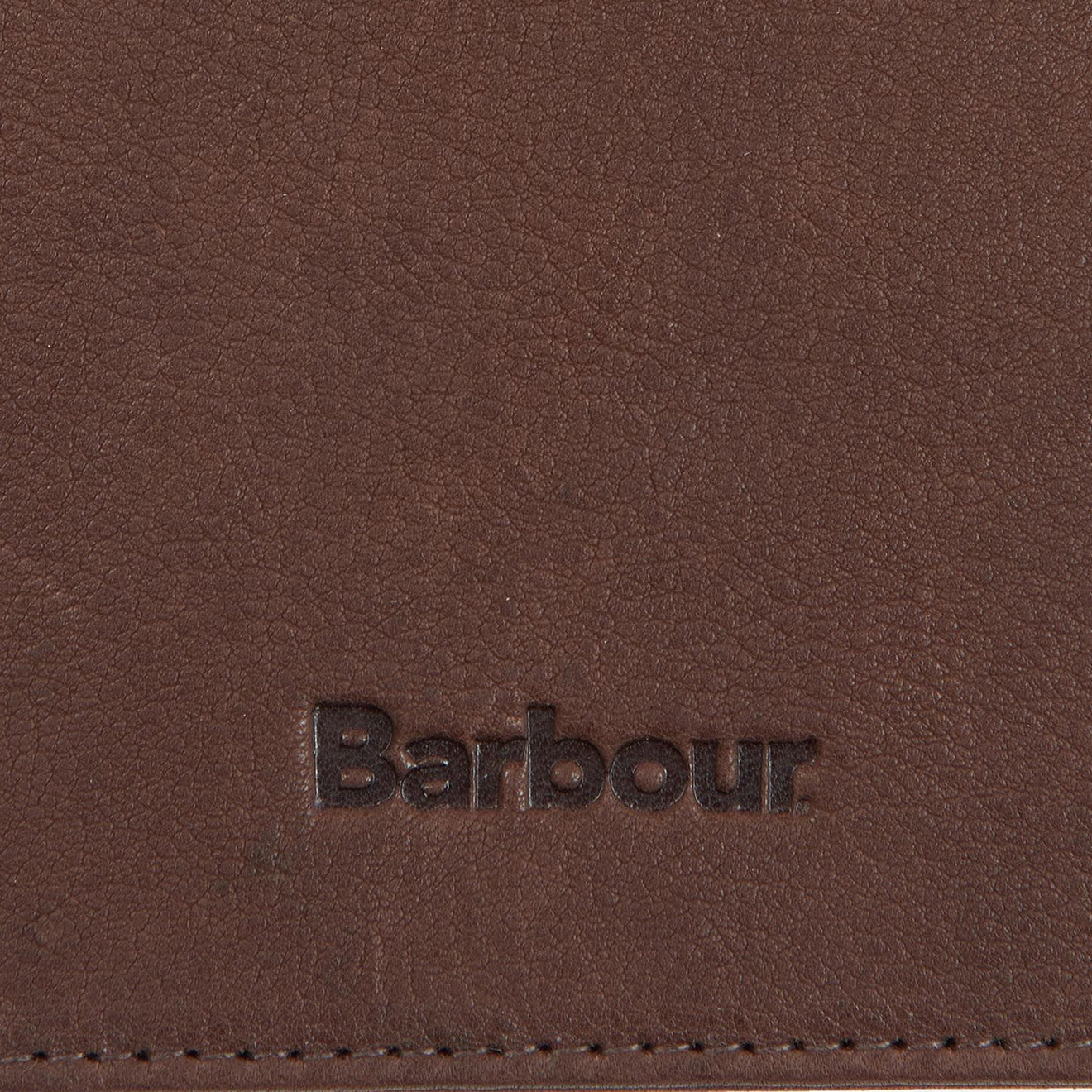 Barbour Phone and Card Pouch Dark Brown