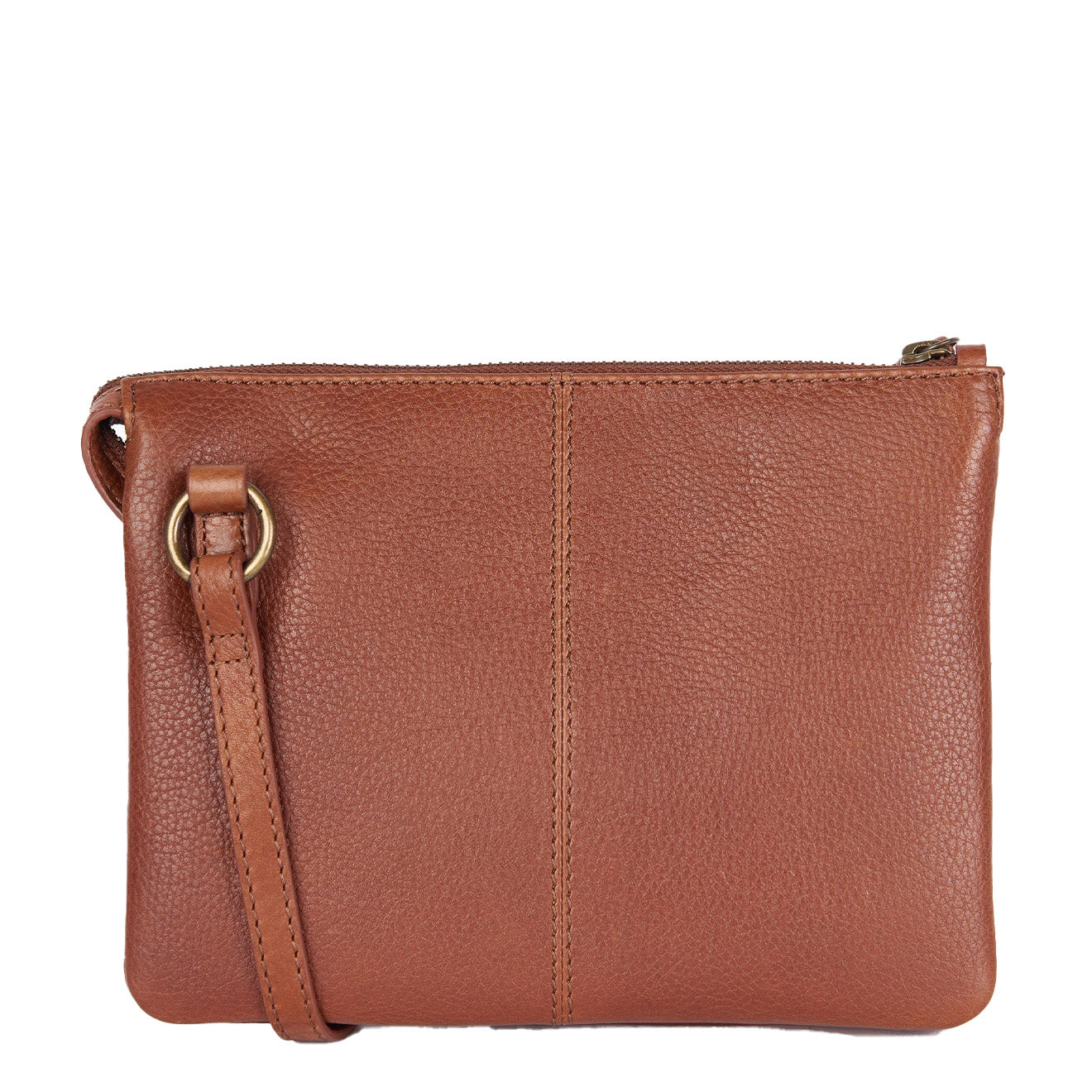 Barbour Lochy Leather Crossbody Bag Classic Brown