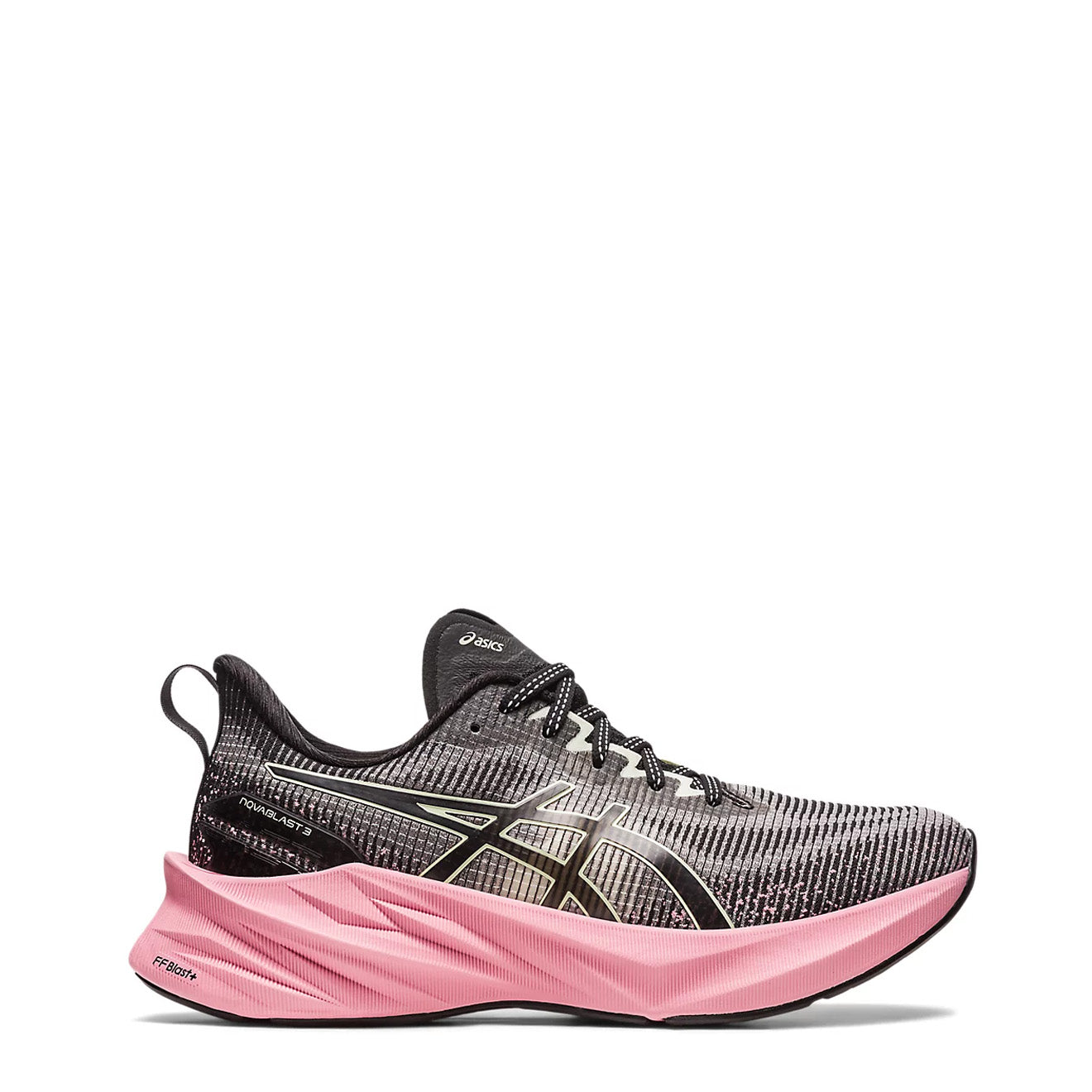 Asics Womens Novablast 3 LE Trainers Black / Pink Rave