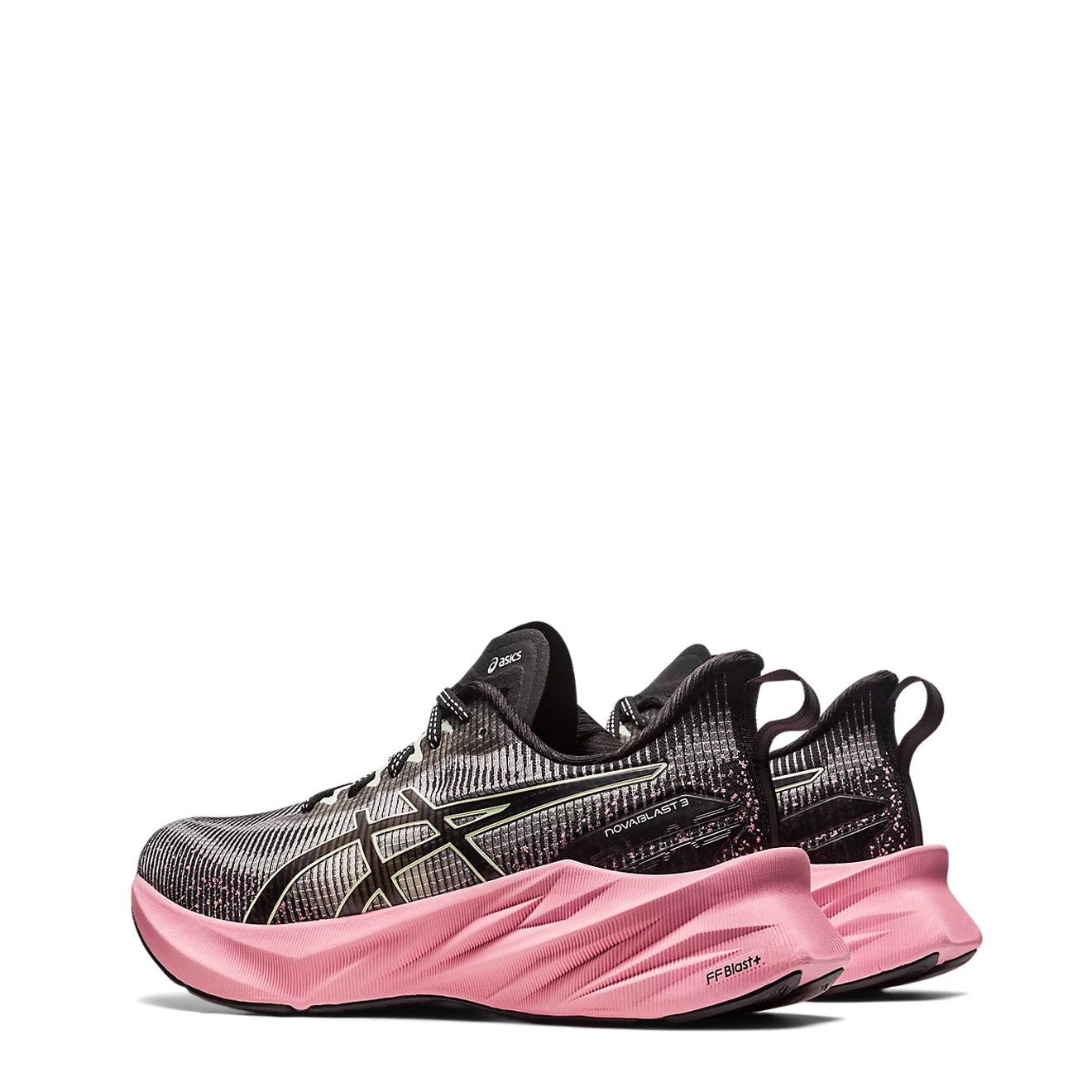 Asics Womens Novablast 3 LE Trainers Black / Pink Rave