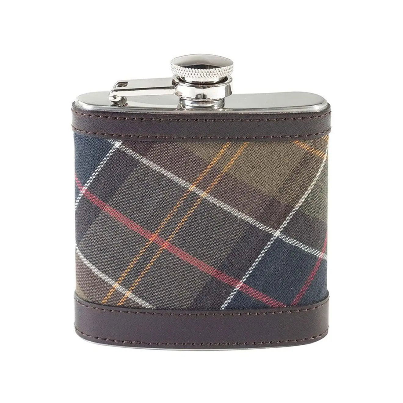 Barbour Hip Flask Dark Brown