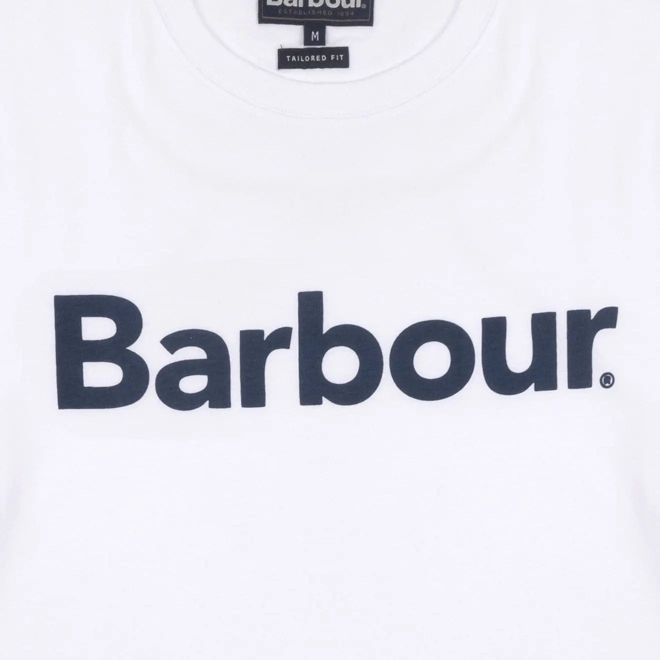 Barbour Logo T-Shirt White