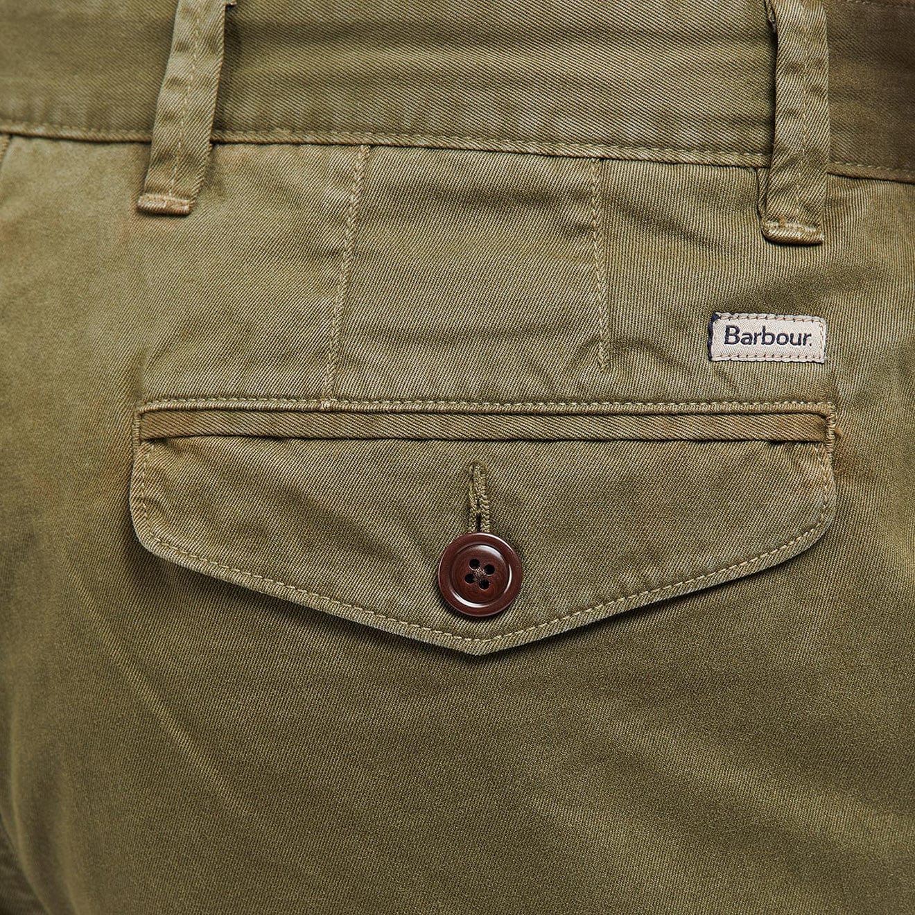 Barbour Neuston Twill Shorts Ivy Green