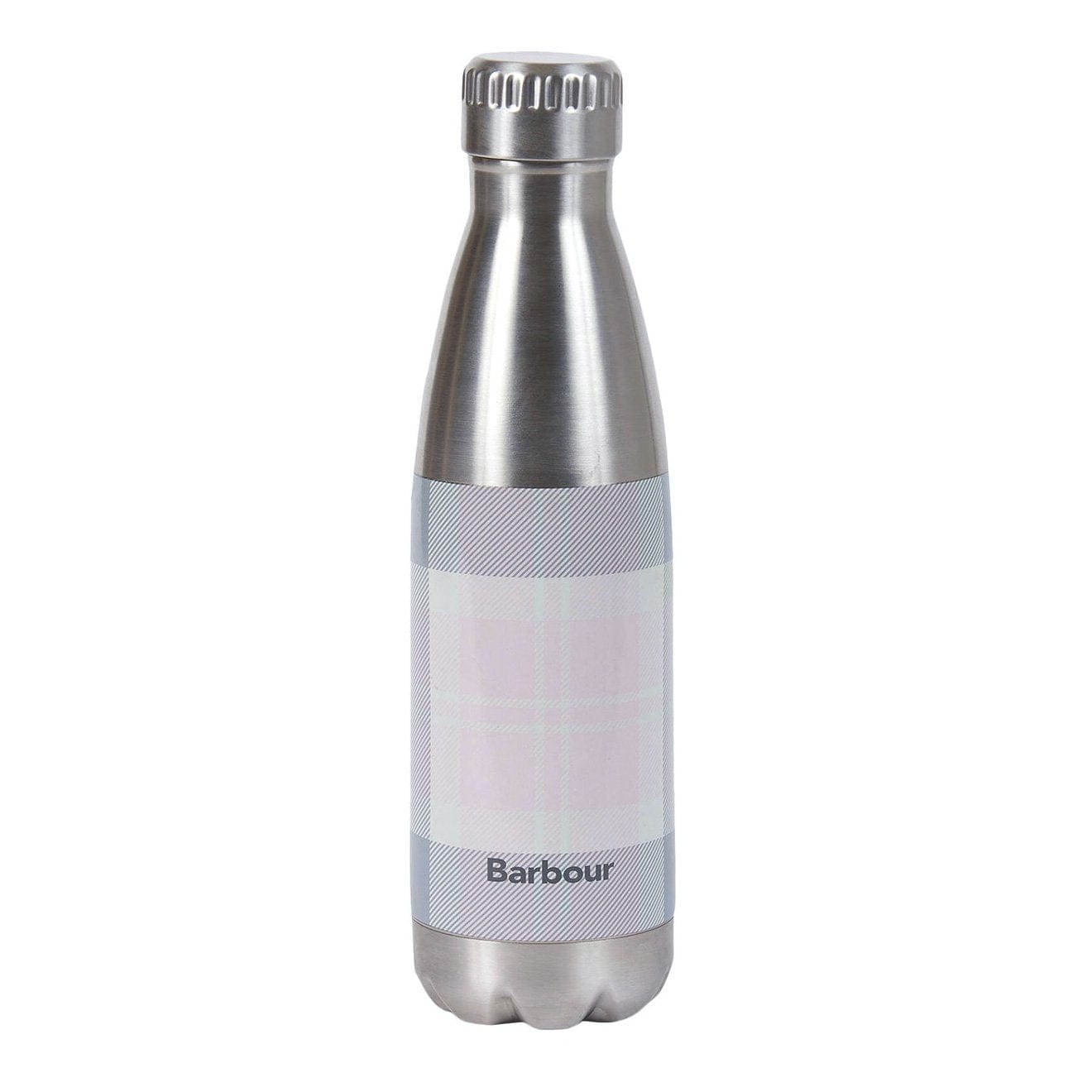 Barbour Tartan Water Bottle Pink / Grey Tartan