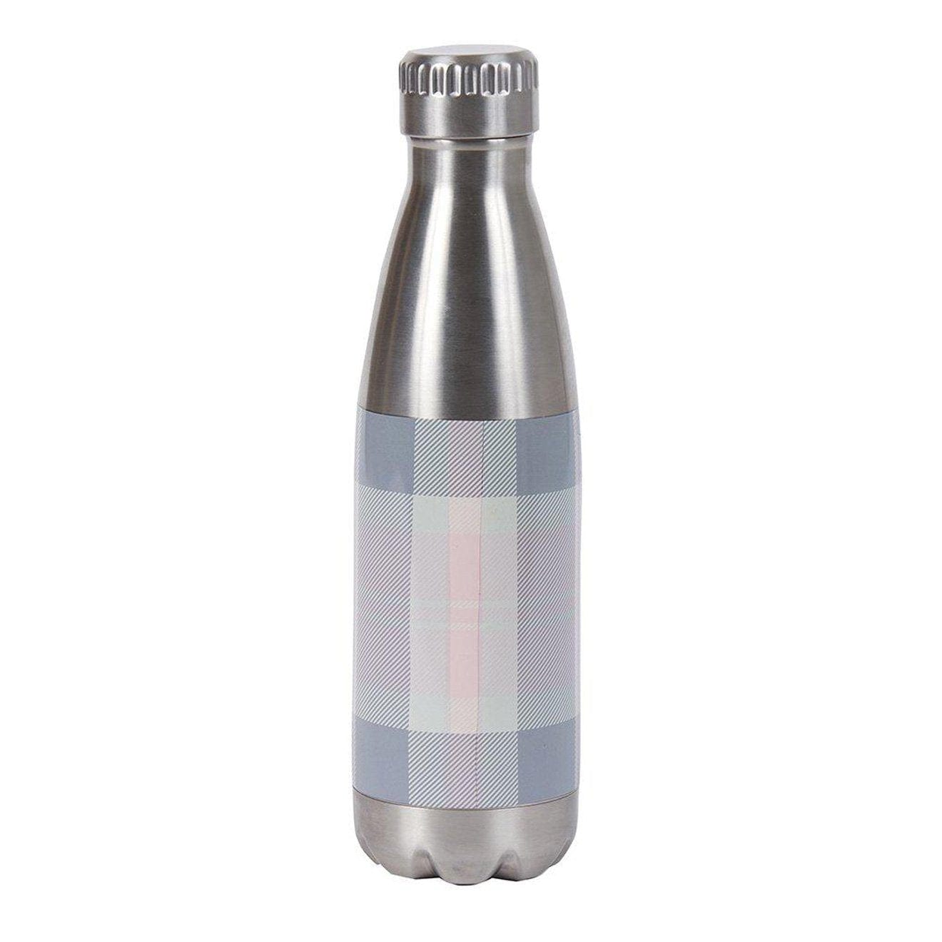 Barbour Tartan Water Bottle Pink / Grey Tartan