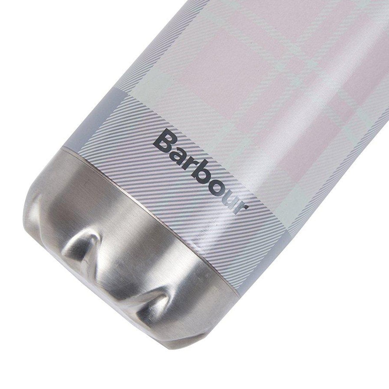 Barbour Tartan Water Bottle Pink / Grey Tartan