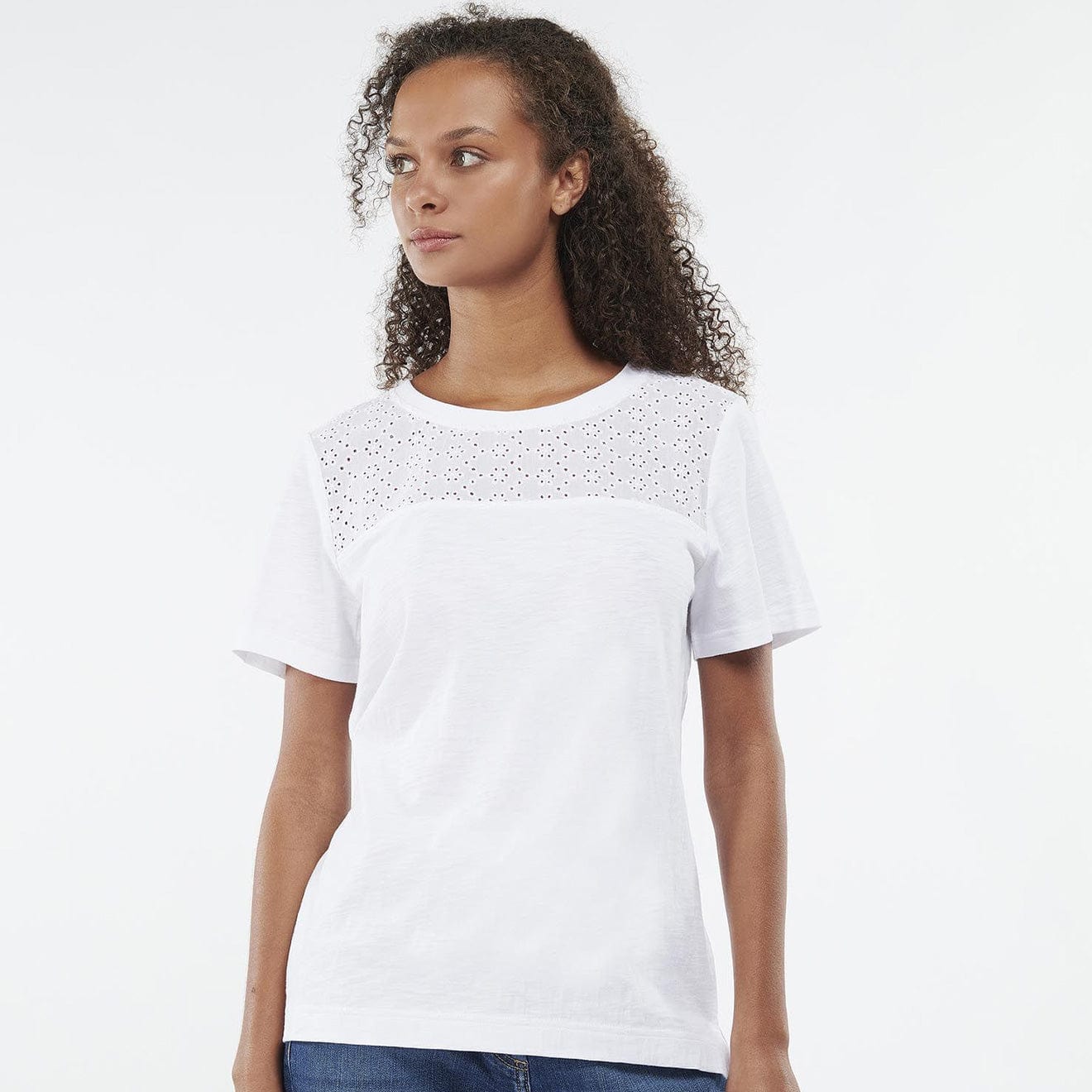 Barbour Womens Barmouth Top White