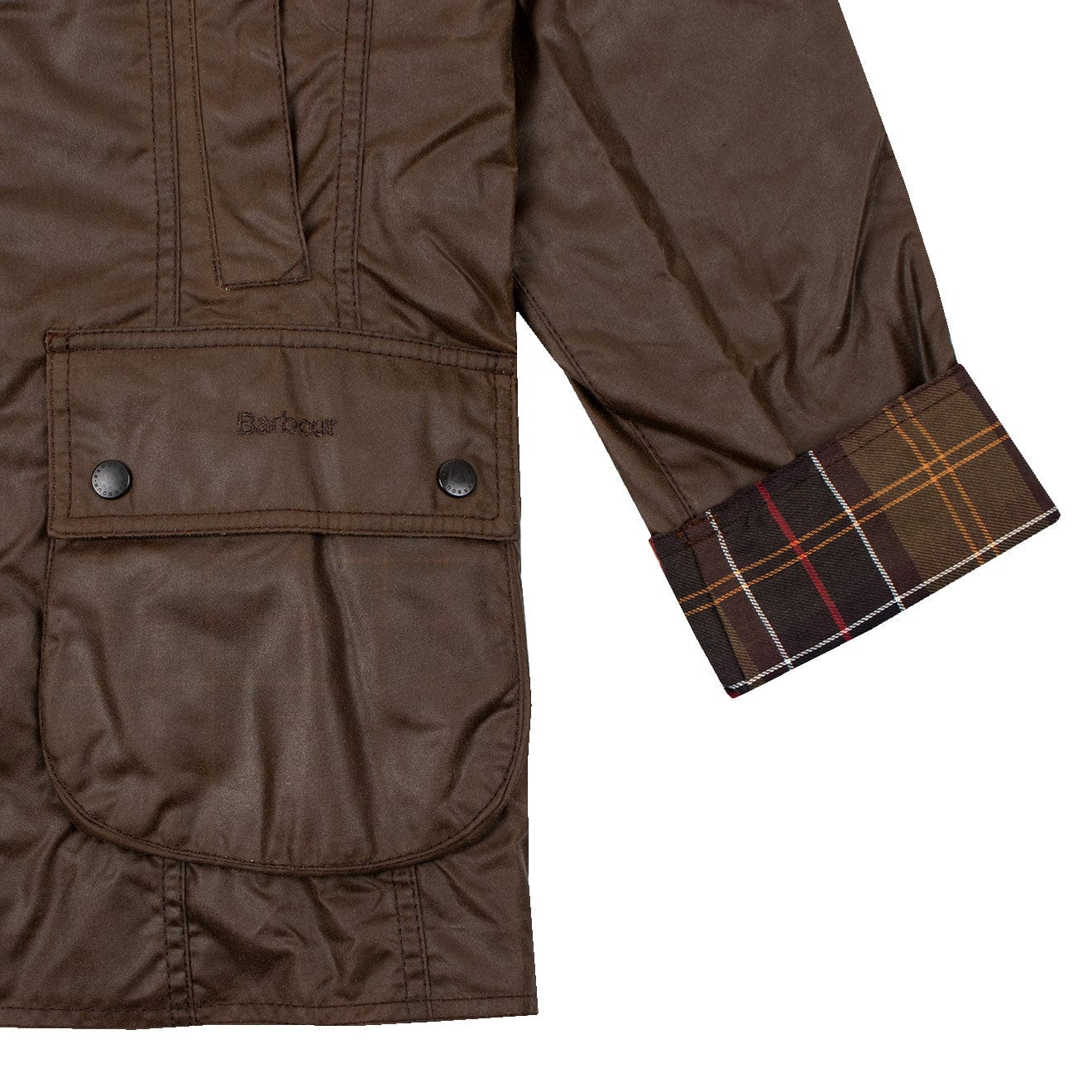 Barbour Womens Beadnell Wax Jacket Bark