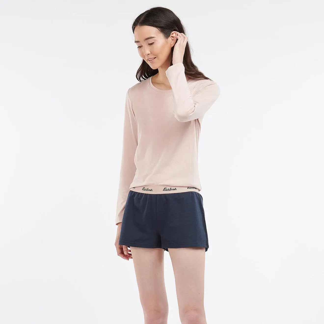 Barbour Womens L/S Edie Tee Light Pink