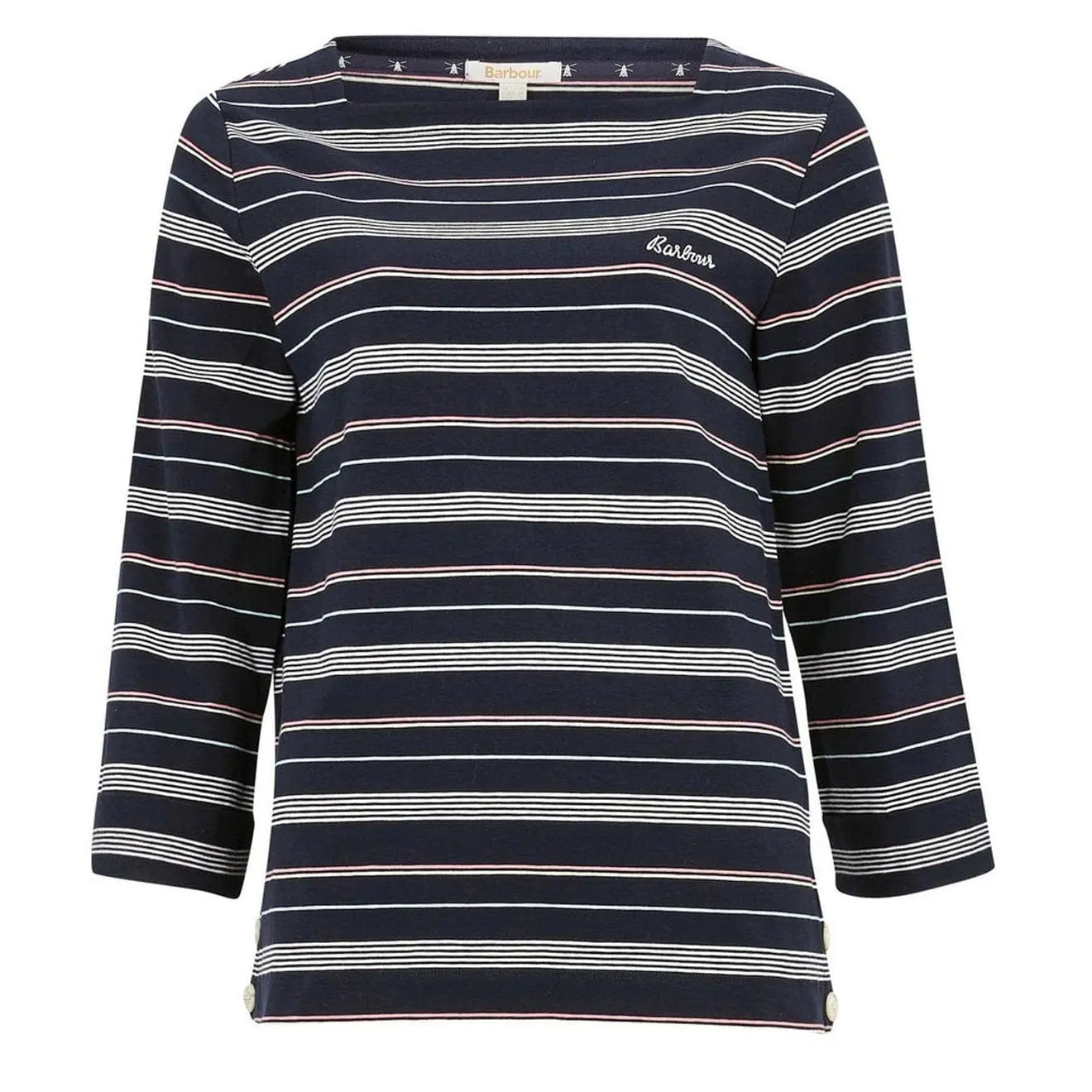 Barbour Womens Merseyside Top Navy Stripe