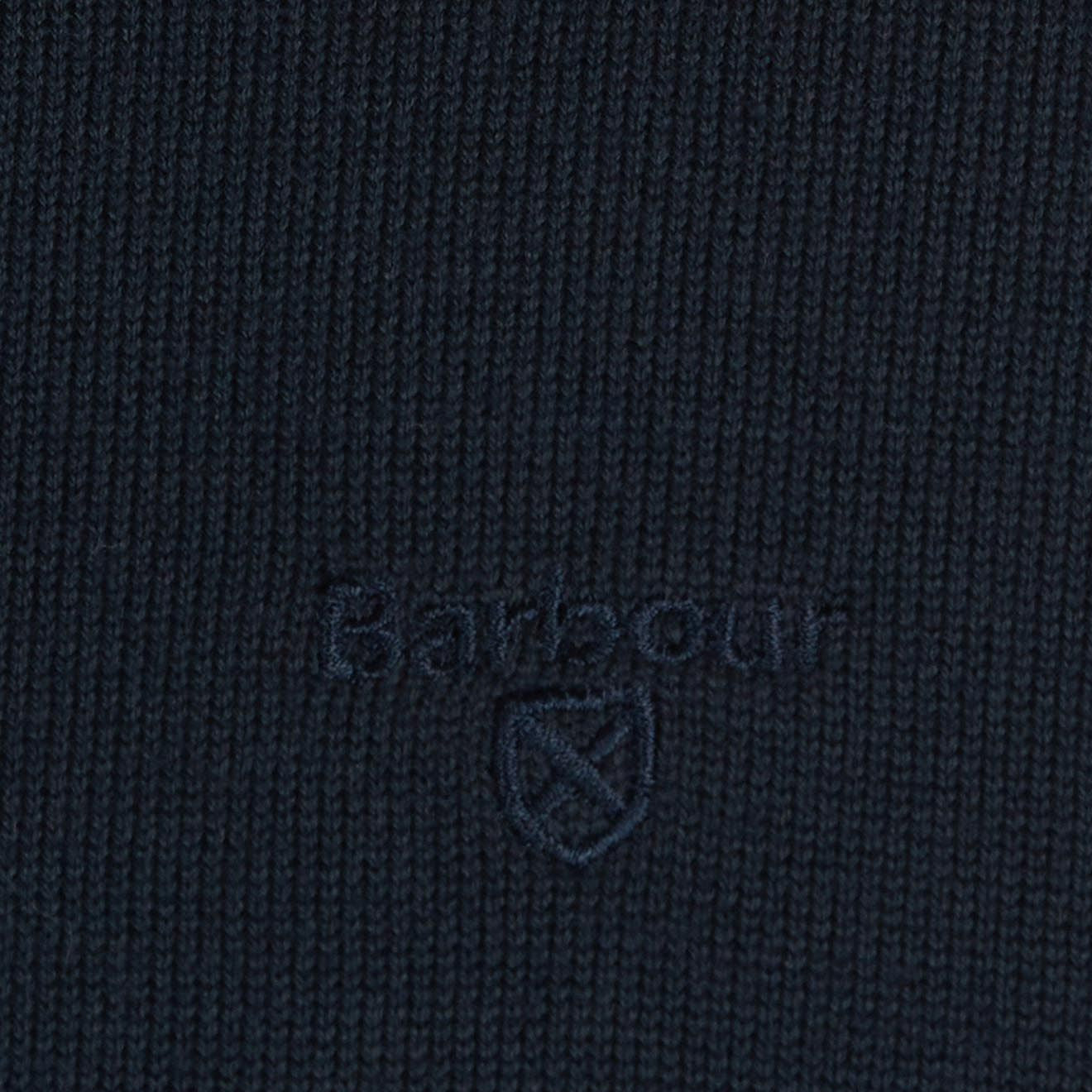 Barbour Pima Cotton Crew Neck Navy