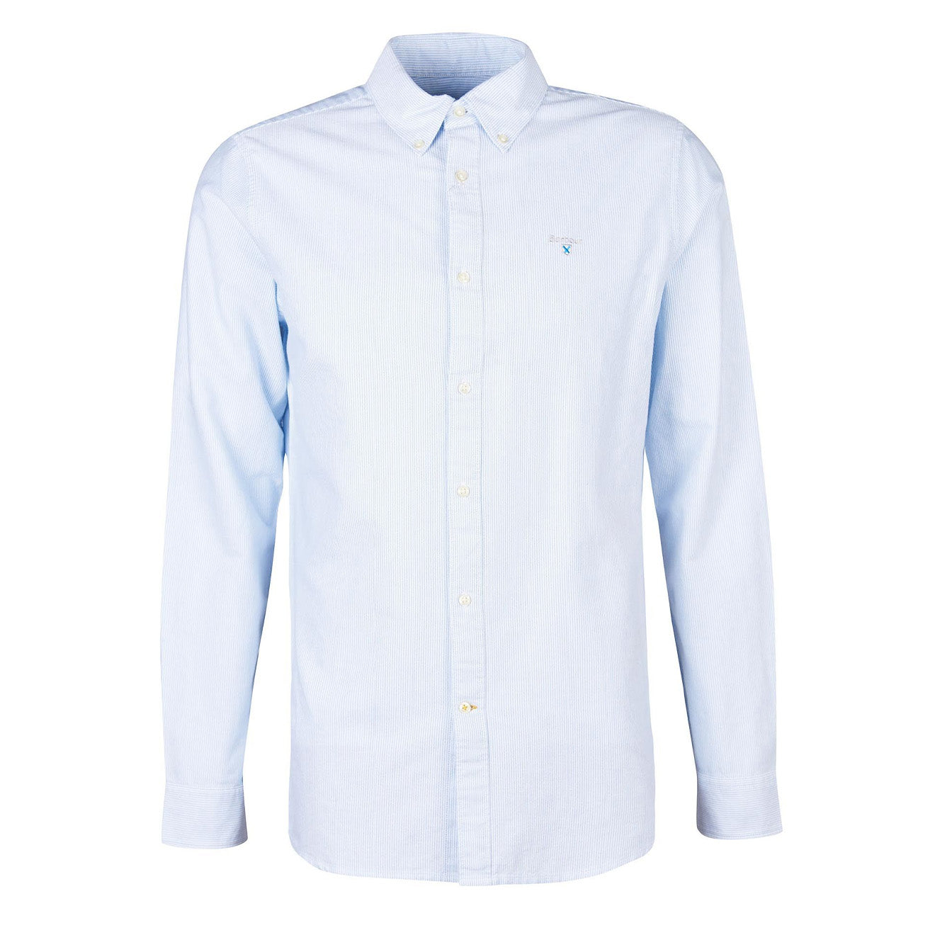 Barbour Striped Oxford Tailored Shirt Sky Blue