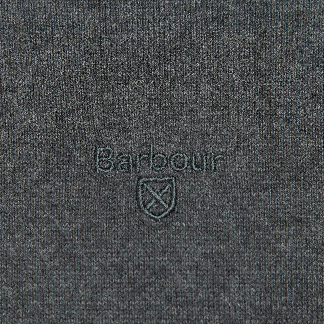 Barbour Taines Half-Zip Knitted Sweatshirt Charcoal Marl