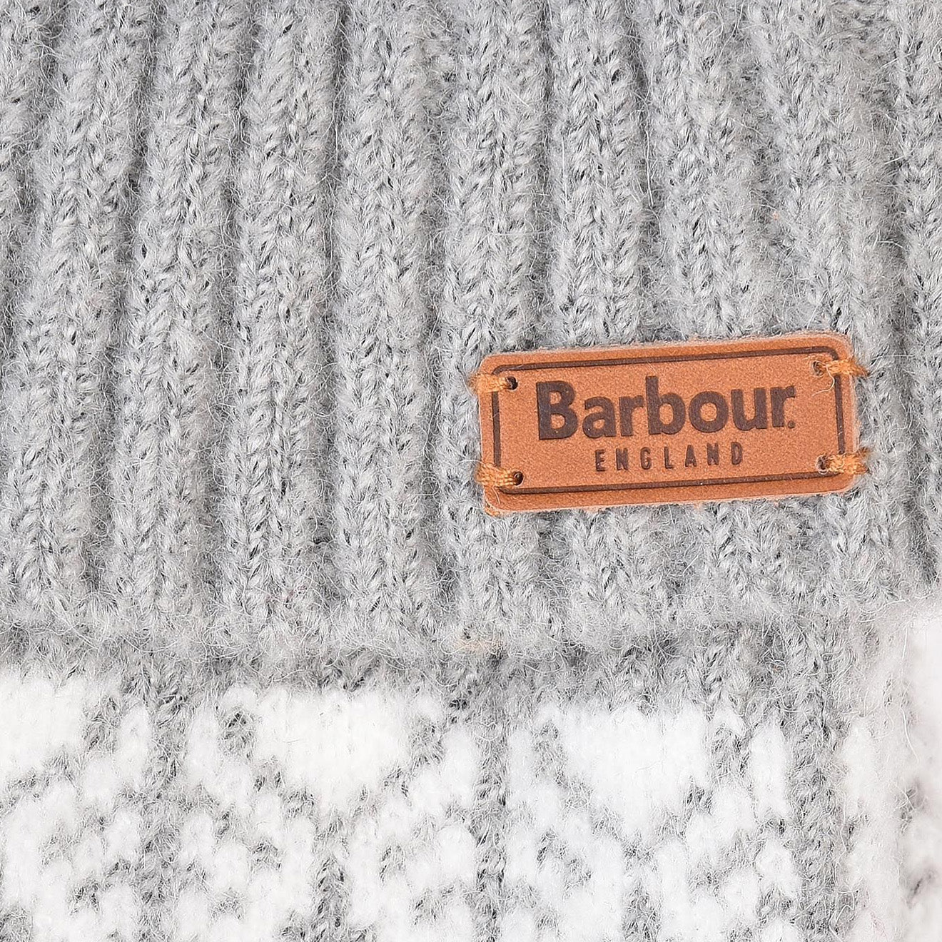 Barbour Womens Alpine Knitted Gloves Grey