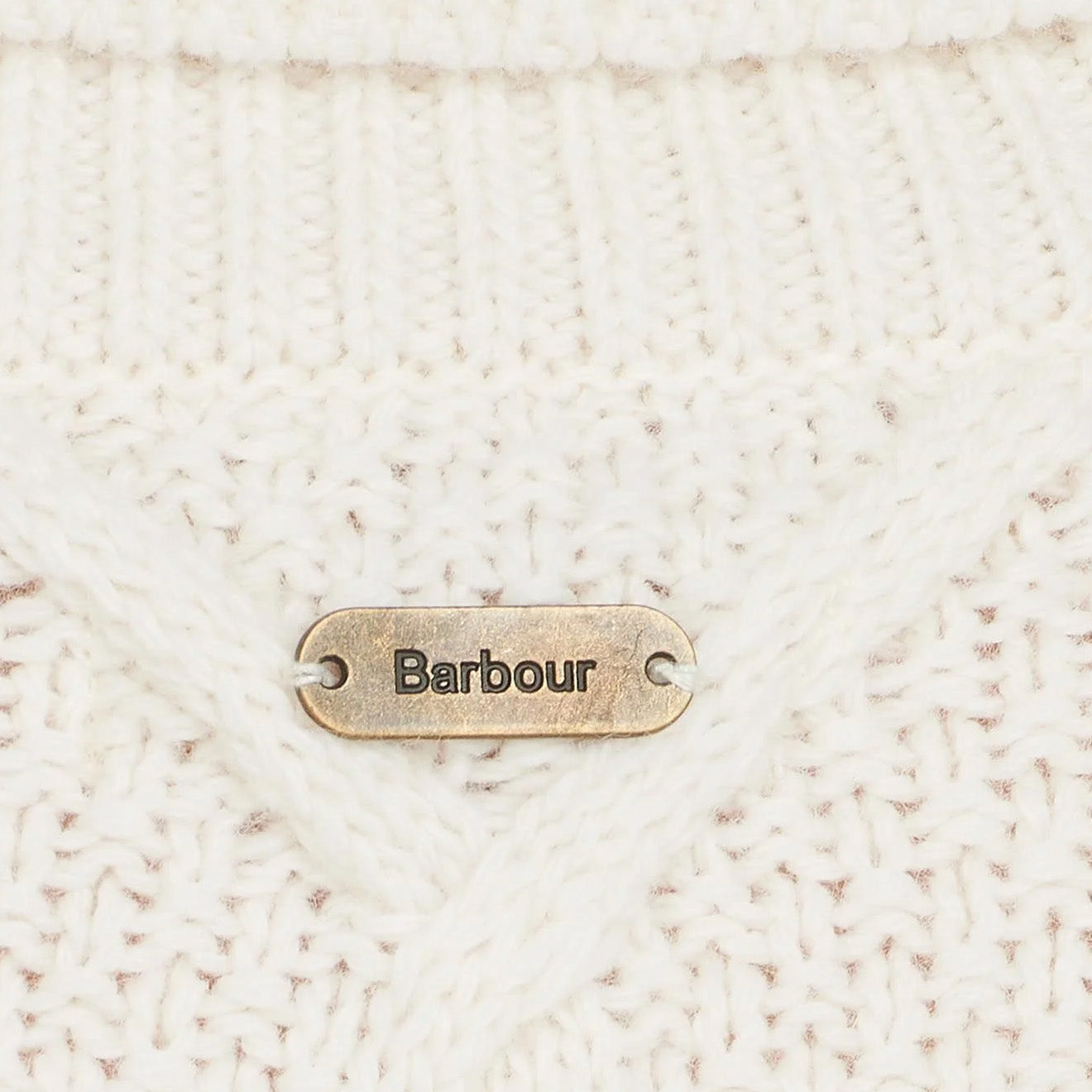 Barbour Womens Burne Roll Neck Knit Cream