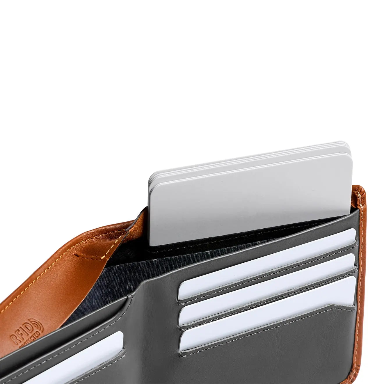 Bellroy Hide and Seek Hi Wallet Caramel - RFID