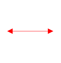 Diagram of a diameter of a ring