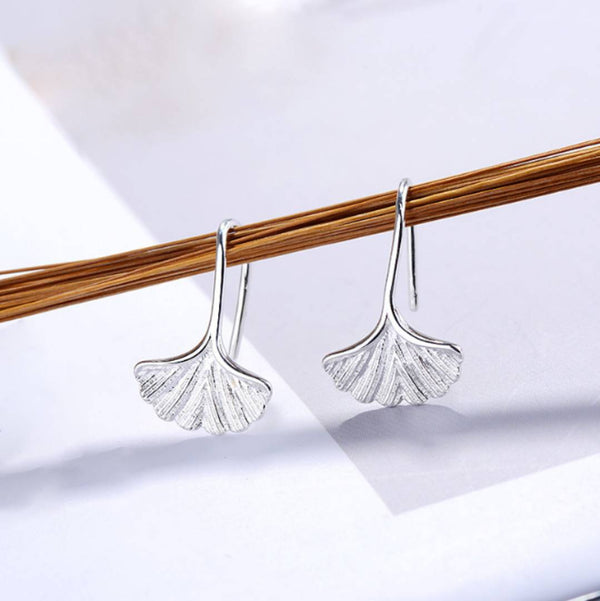 Sterling Silver Pearl Olive Leaf Earrings – ASMISTYLE