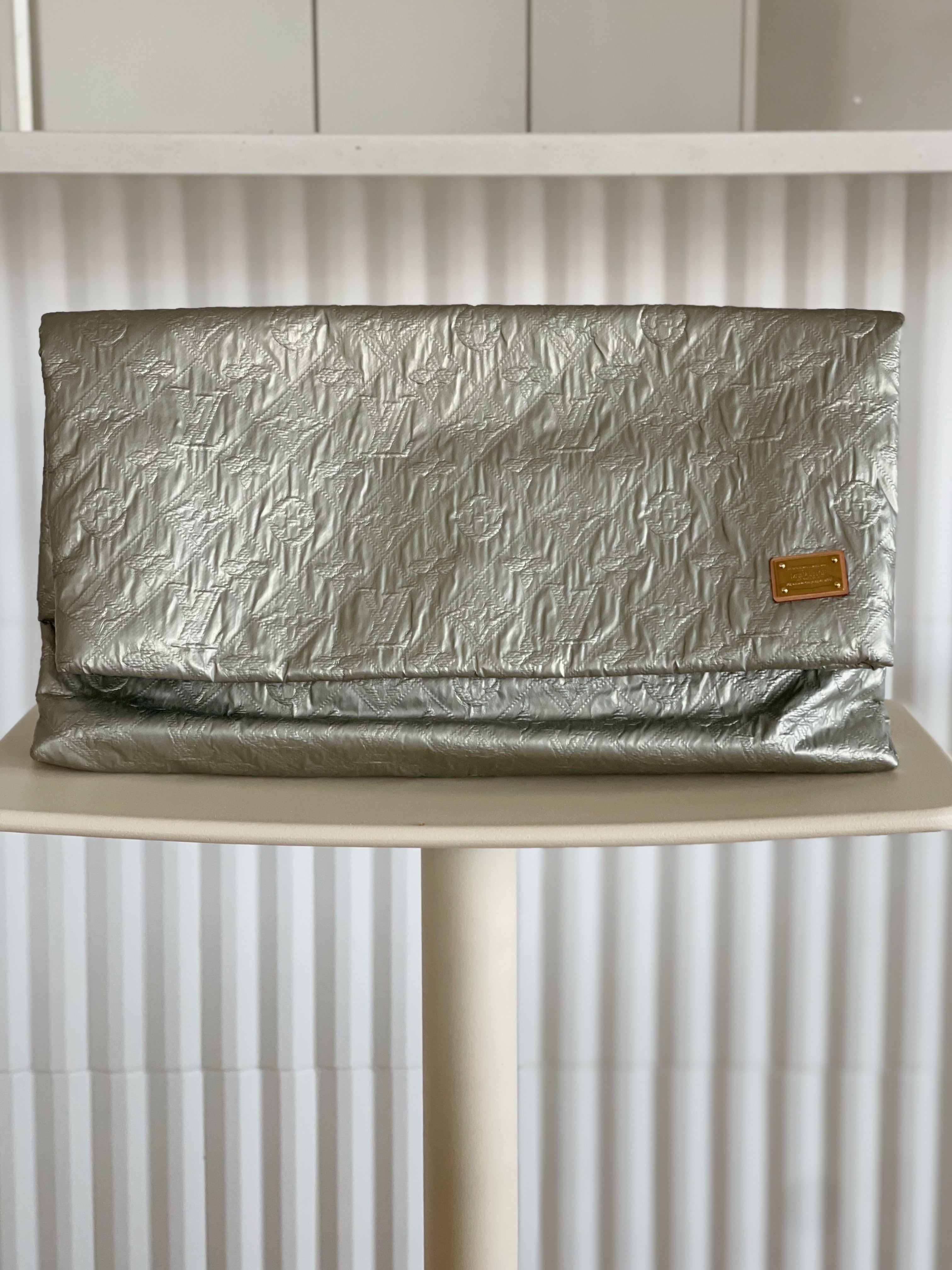 Limelight Clutch in Canvas, Gold Hardware