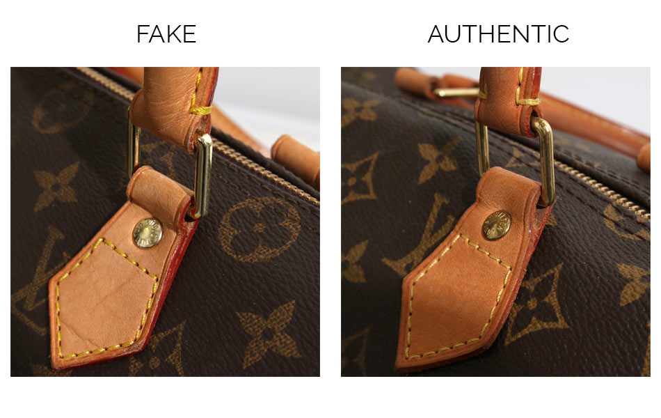 Fake vs Real, Louis Vuitton Monogram Speedy 25