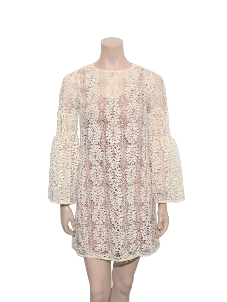 Pre-owned Michael Kors Bell Sleeve Lace 