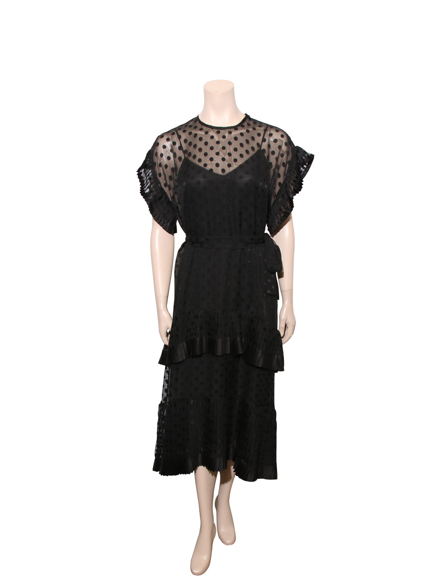 Pre-owned Zimmermann Polka Dot Lace Trim Dress – Sabrina's Closet