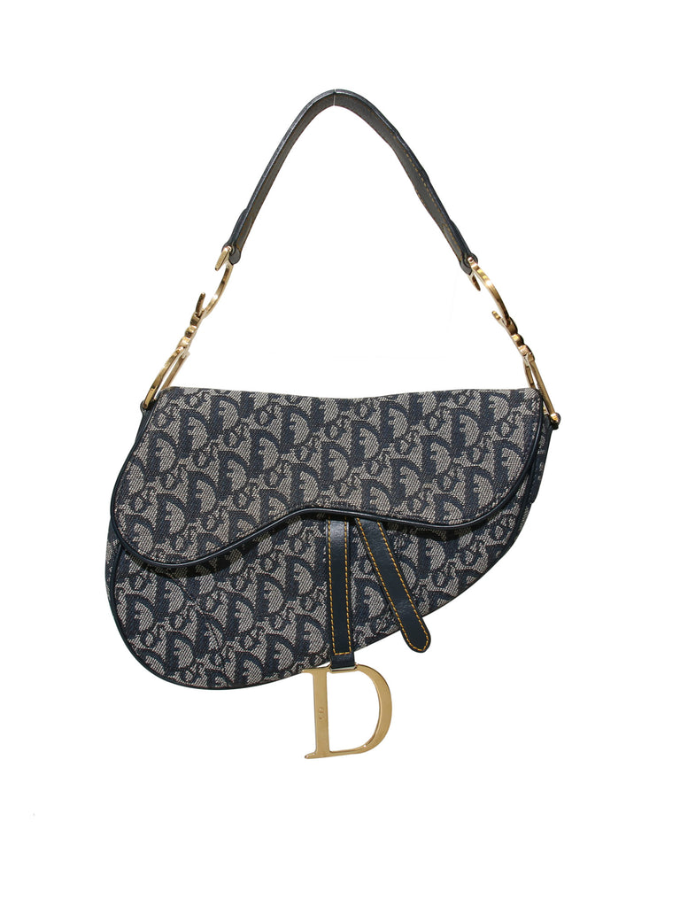 christian dior saddle bag with strap