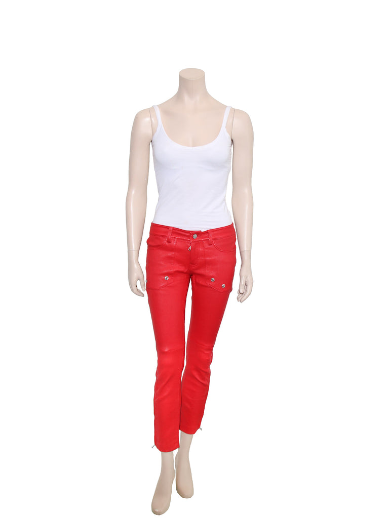 zadig and voltaire leather pants