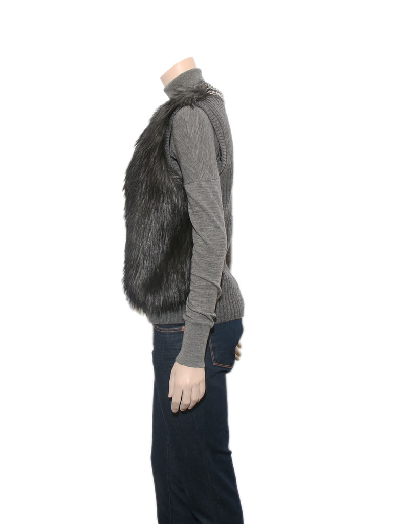 Pre-owned Michael Kors Faux Fur Vest – Sabrina's Closet