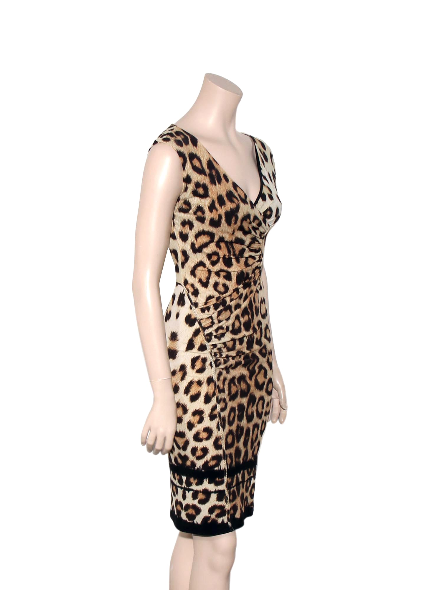 Pre-owned Roberto Cavalli Leopard Dress – Sabrina's Closet
