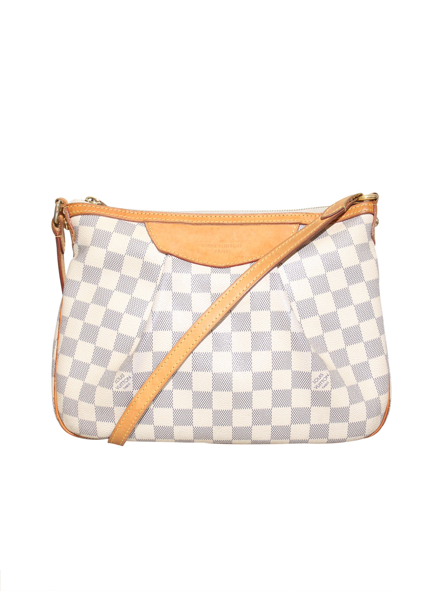 Pre-owned Louis Vuitton Damier Azur Galliera PM Shoulder Bag – Sabrina's  Closet