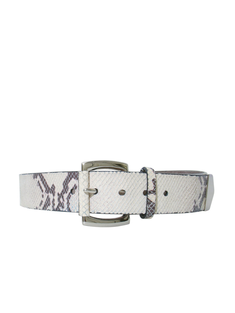 michael kors snakeskin belt