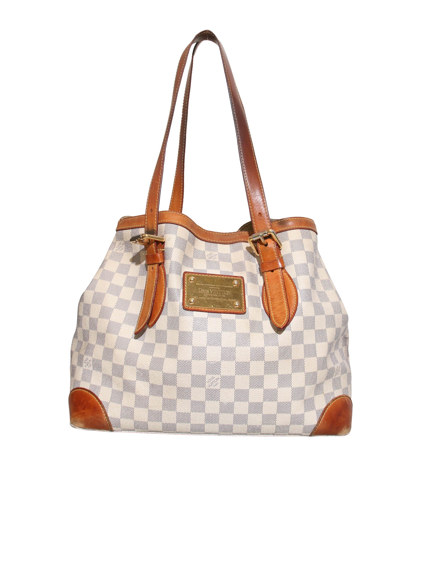 Louis Vuitton Hampstead Handbag Damier GM White 2278192