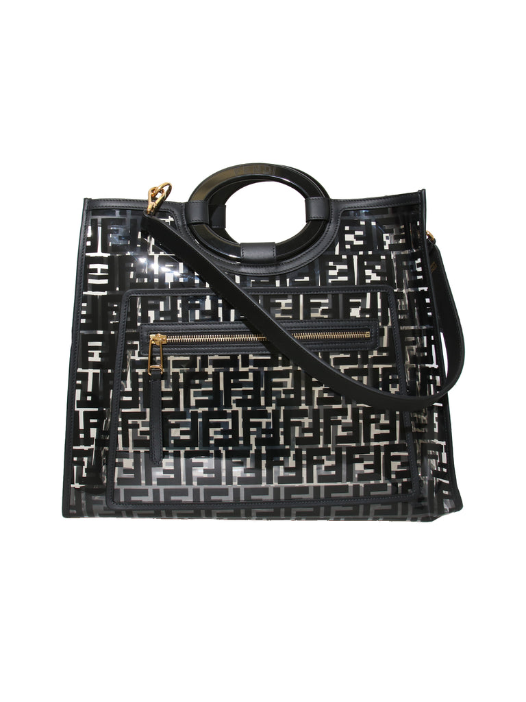 Fendi Runaway PU Shopper – Sabrina's Closet