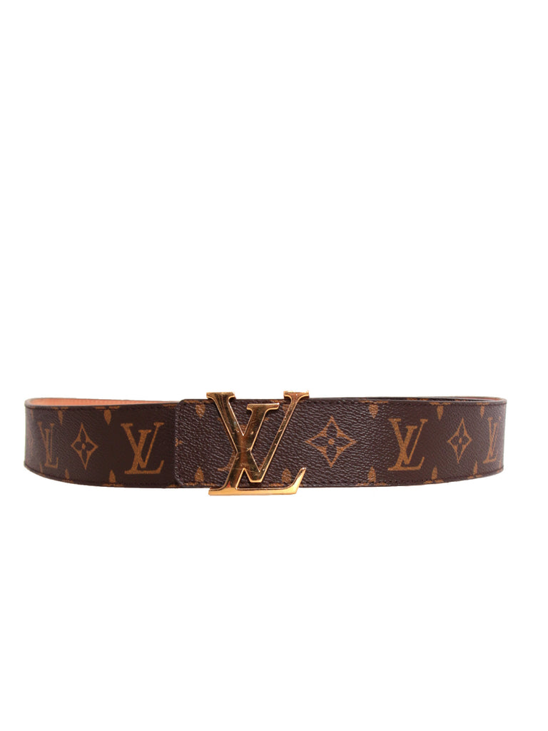 Pre-owned Louis Vuitton LV Initiales 40MM Monogram Canvas Belt – Sabrina&#39;s Closet