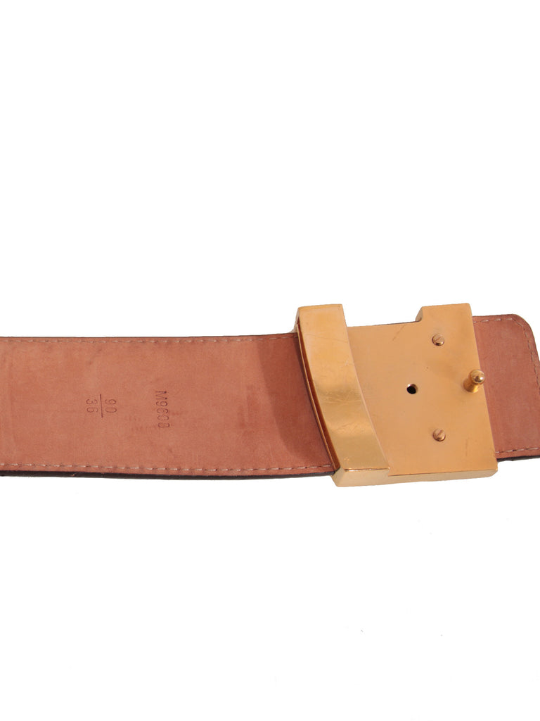 Louis Vuitton LV Initiales 40mm Reversible Belt Brown Monogram. Size 100 cm