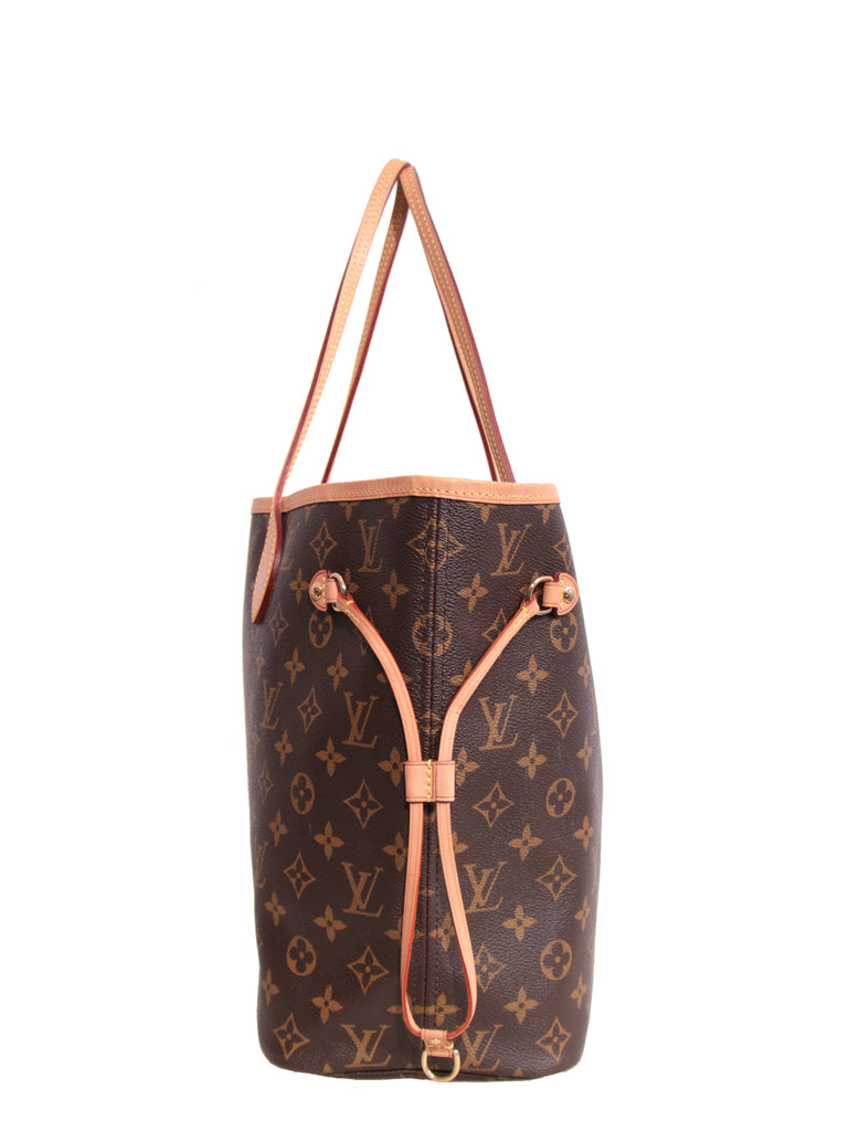 Louis Vuitton Monogram Teddy Neverfull mm Pochette Wristlet New