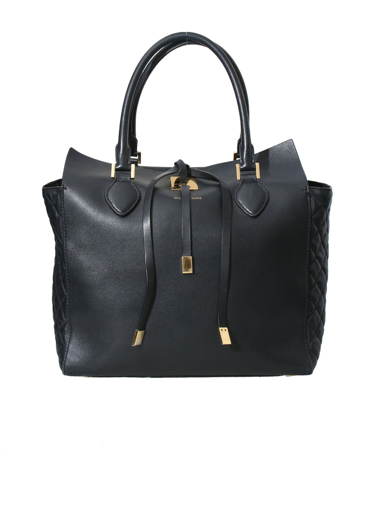 michael kors leather tote sale