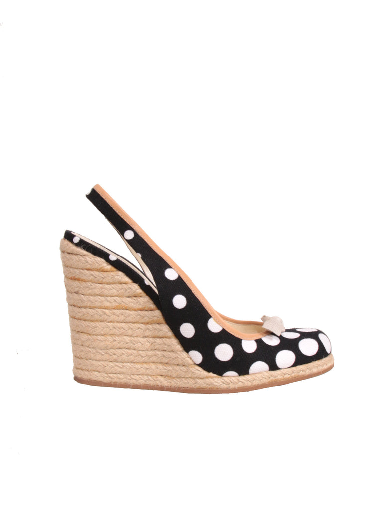 polka dot wedges