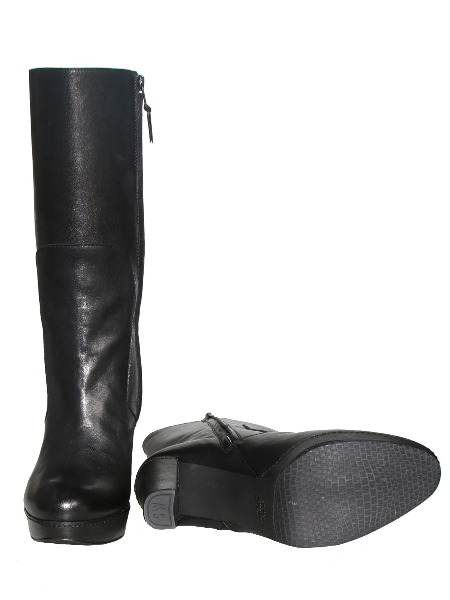 Stuart Weitzman Leather Mid-Calf Boots – Sabrina's Closet