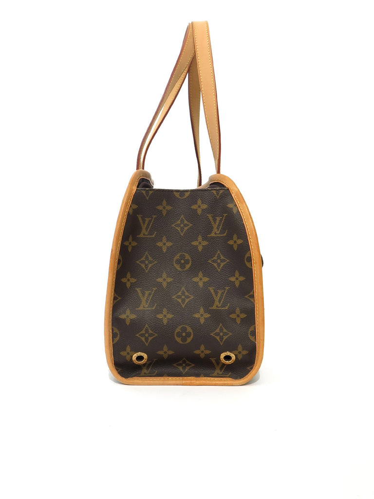 Louis Vuitton Dog Bag In Monogram Canvas And Leather