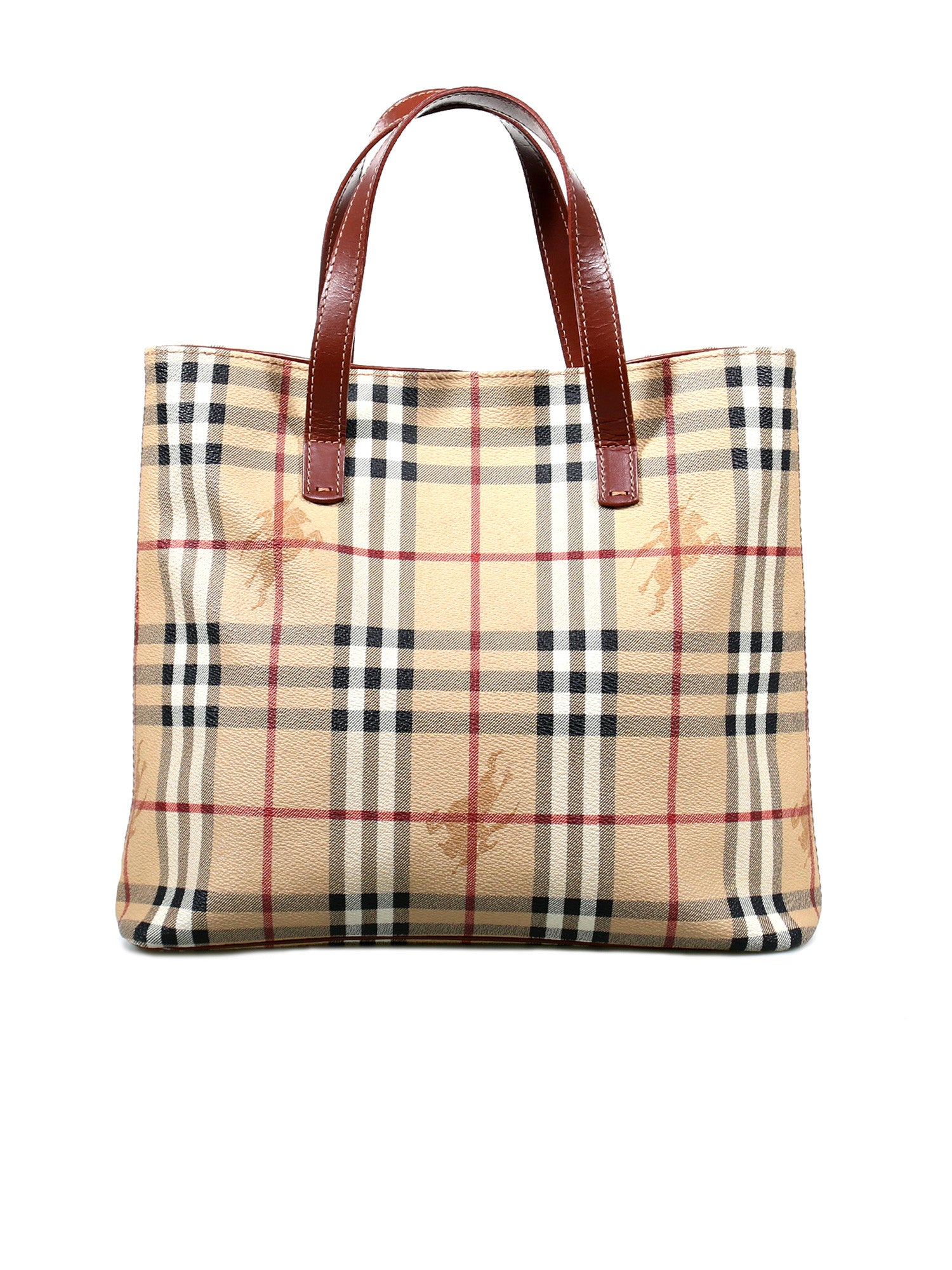 Pre-owned Burberry Haymarket Check Tote – Sabrina's Closet