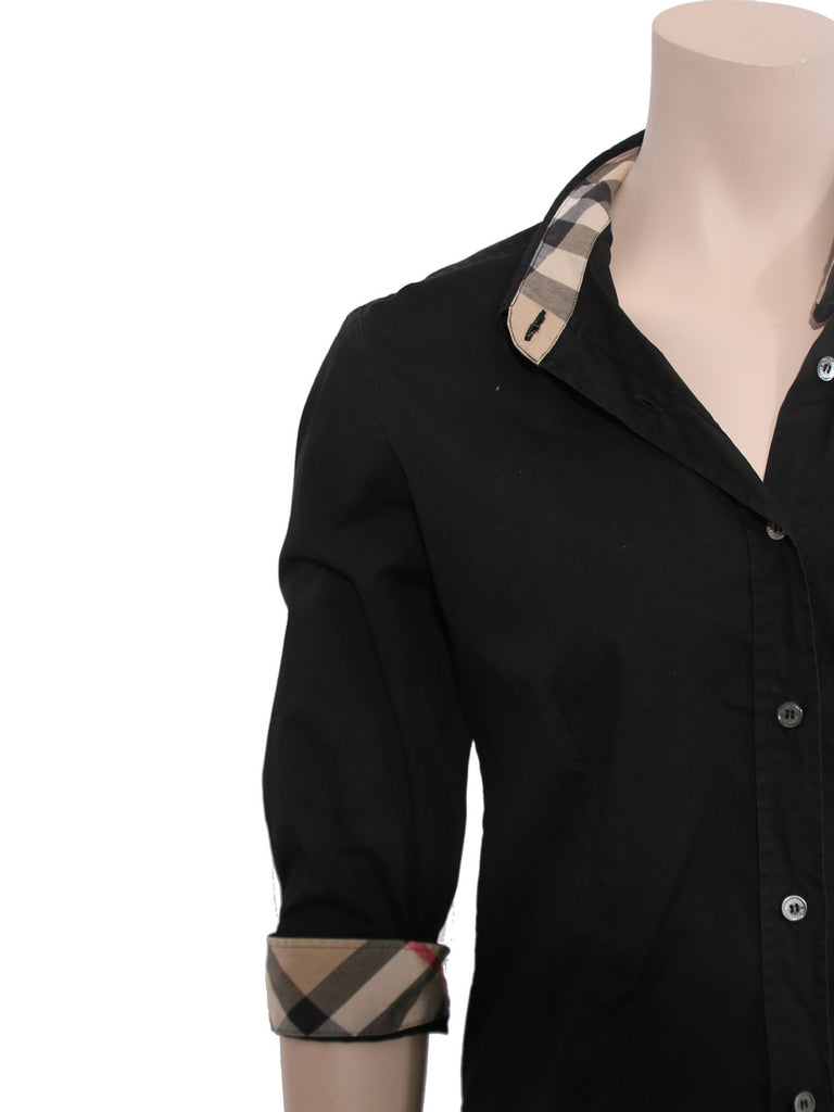 black burberry dress shirt