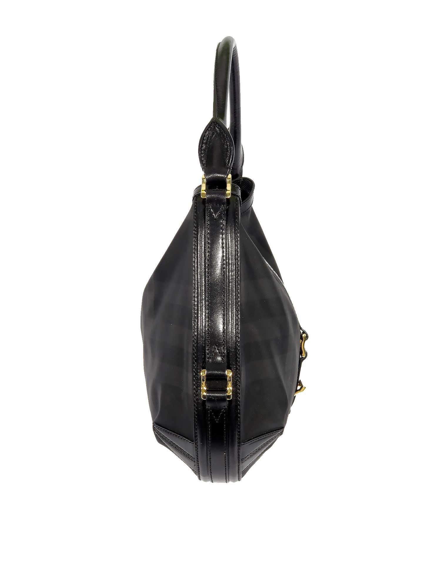 Pre-owned Burberry Grafton Medium Beat Hobo Bag | Sabrina's Closet