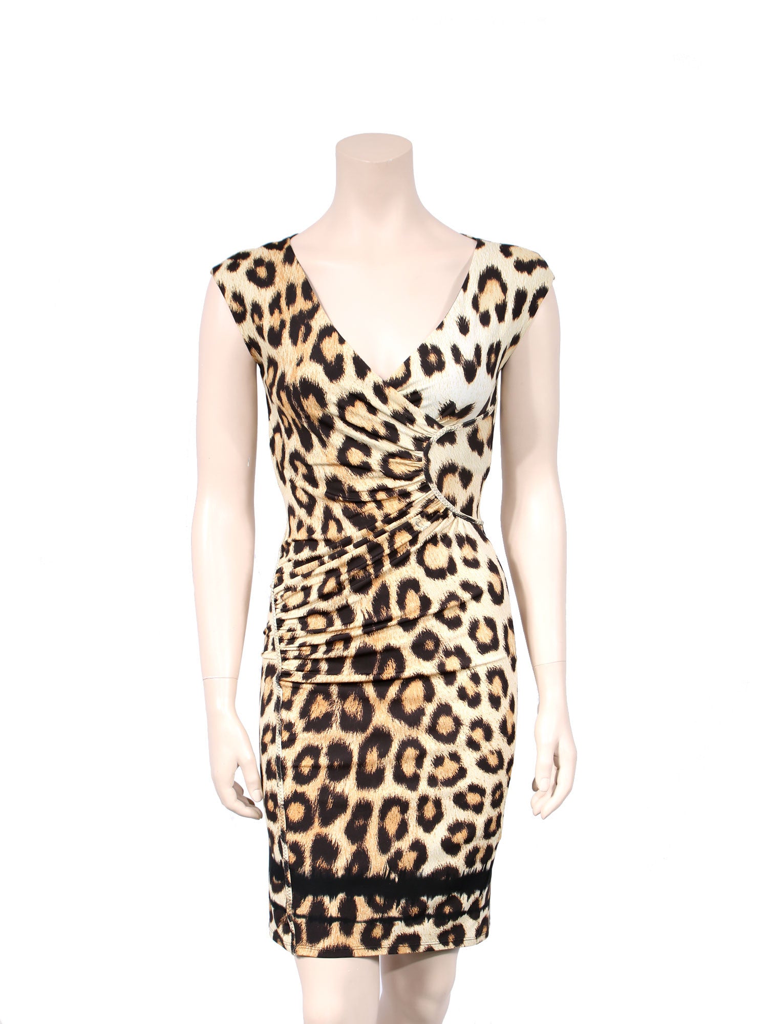 Pre-owned Roberto Cavalli Leopard Dress – Sabrina's Closet