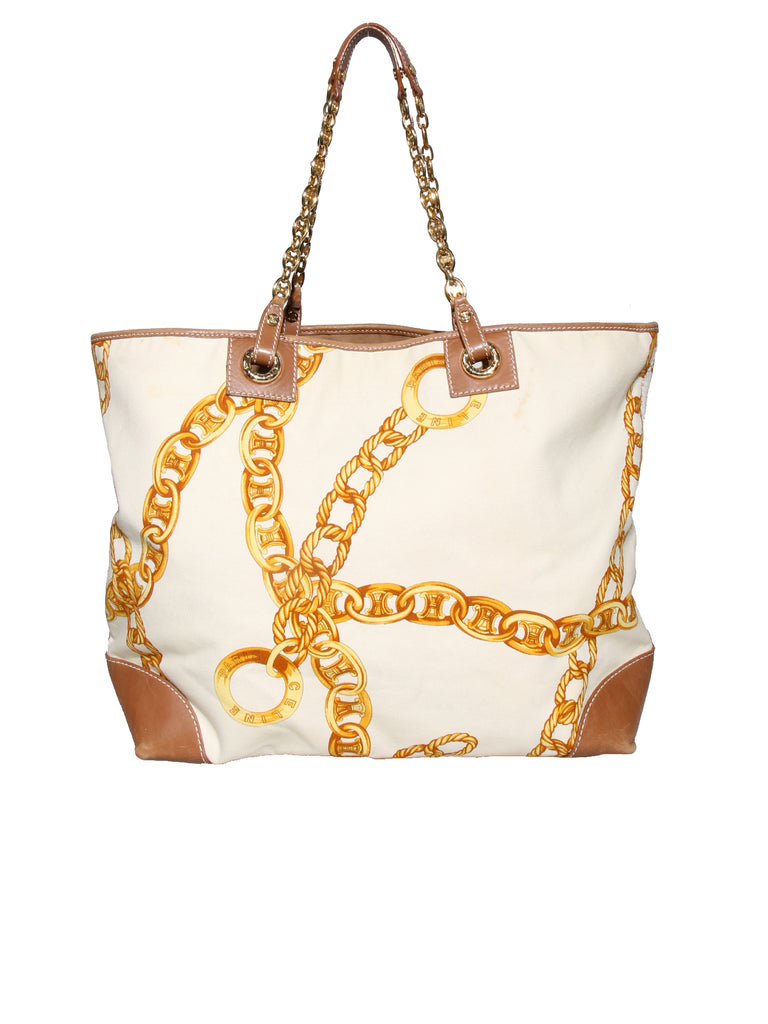 chain print bag