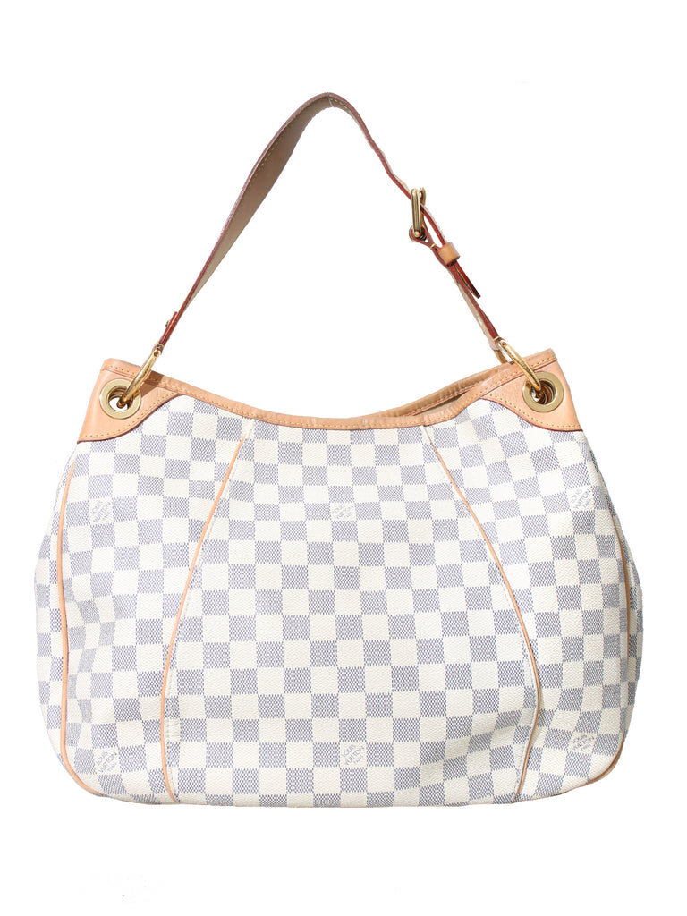 Pre-owned Louis Vuitton Damier Azur Galliera PM Shoulder Bag – Sabrina&#39;s Closet