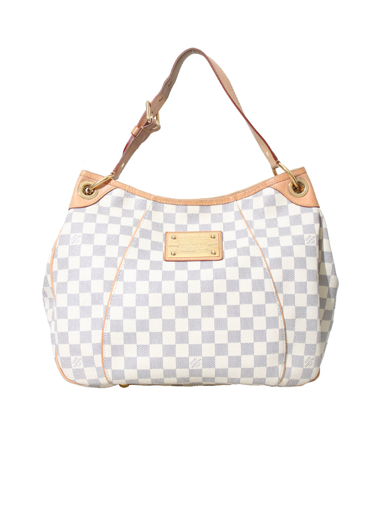 Pre-owned Louis Vuitton Damier Azur Galliera PM Shoulder Bag – Sabrina&#39;s Closet